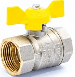 Кран шаровый LD Pride 47. М/М бабочка GAS