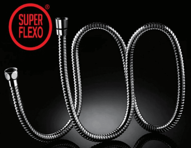 FLEXO INOX EXTENSIBLE CON-ШЛАНГ ДЛЯ ДУША СТАЛЬ растяжной