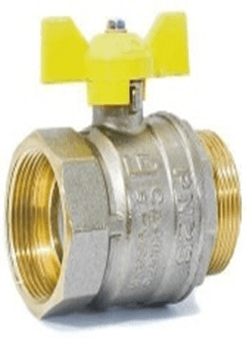 Кран шаровый LD Pride 47. М/Н бабочка GAS